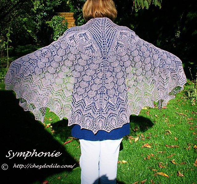 Symphonie shawl 