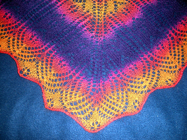 Tropical shawl