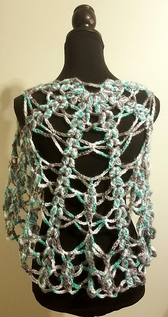 Arctic Waves Shawl