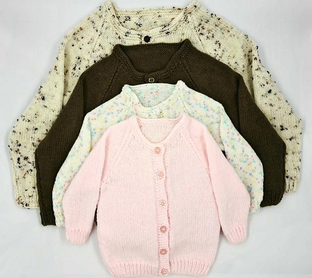 128. Child Classic Round Neck Cardigan