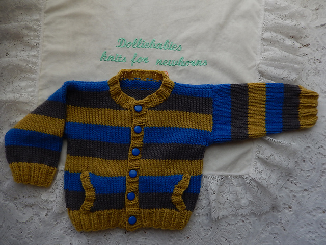 46. Boy's Cardigan with Pockets