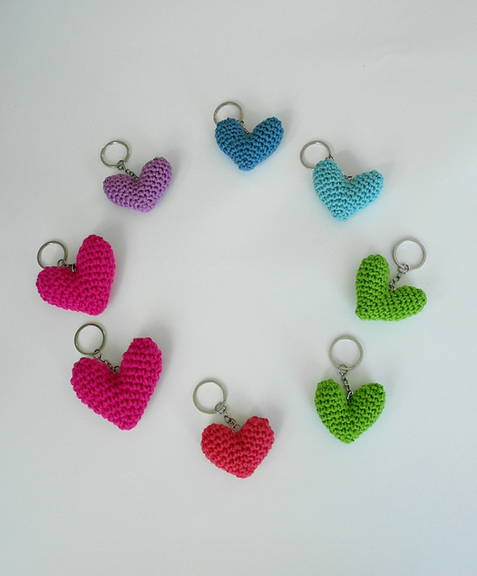 Keychain with heart