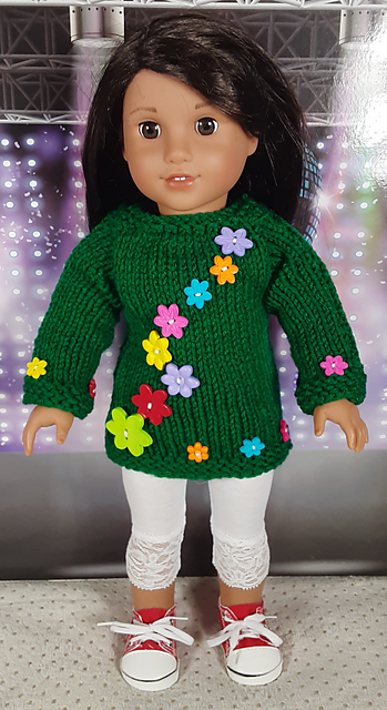 Flower Meadow Knitted Sweater
