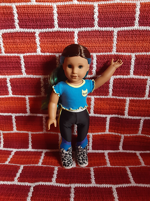 Brick Wall Doll Photography Background