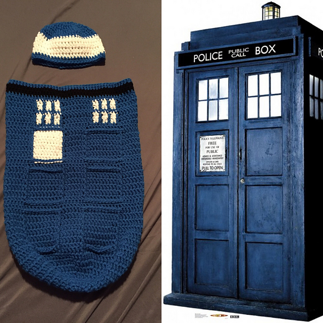T.A.R.D.I.S. Cocoon and Hat