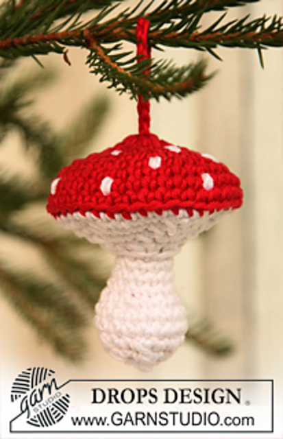 Ravelry patroon: 0-723 Christmas Mushroom