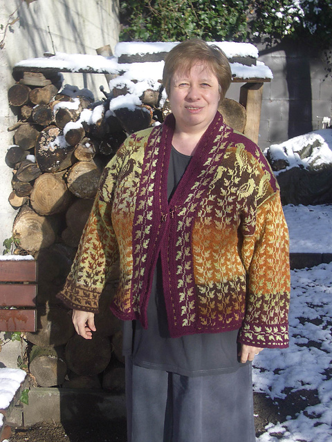 Kestrals Alight Cropped Kimono