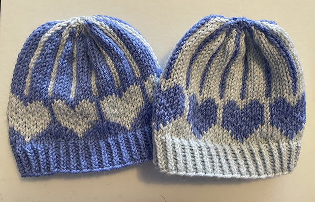 Wee Falling Hearts Hat
