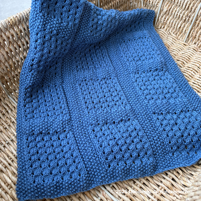 Cellular Baby Blanket