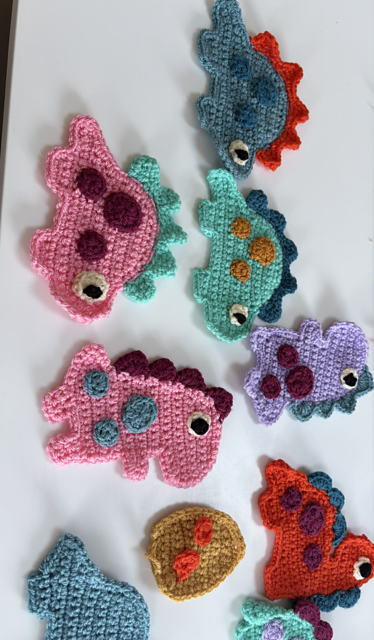 Dinosaur Applique Patch