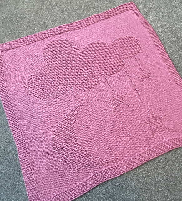 Moon Stars and Cloud Blanket