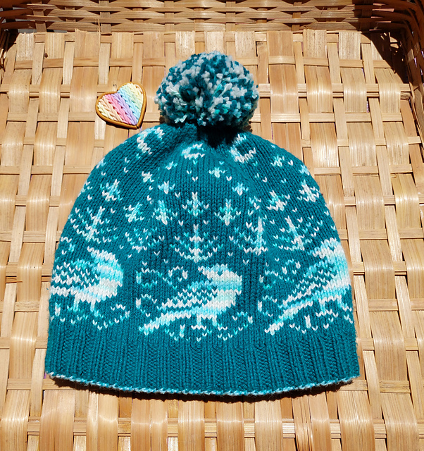 Bird in a Pine Forest Beanie
