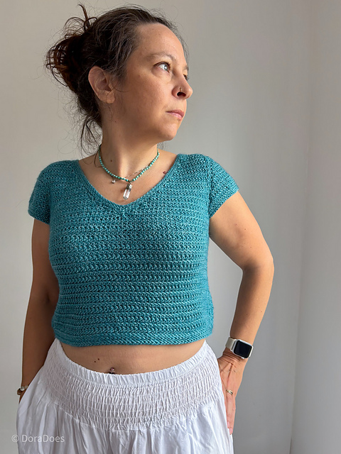 トップス DORA Ravelry: Spin Off Top pattern by Dora Does