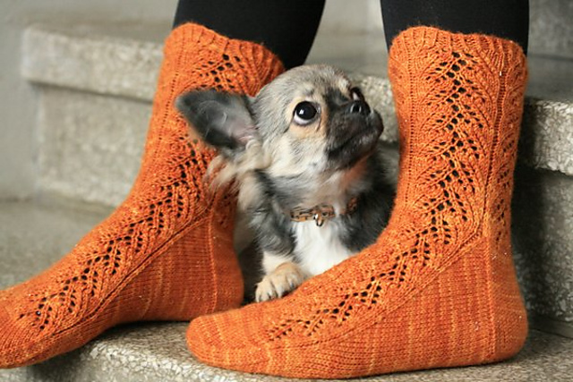 Saniaissukat - Fern socks