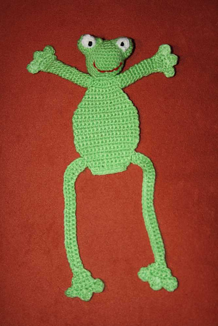Ravelry: Lesezeichen Frosch pattern by Doreen Link