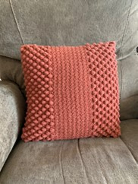 Bobble Stripe Pillow Cover