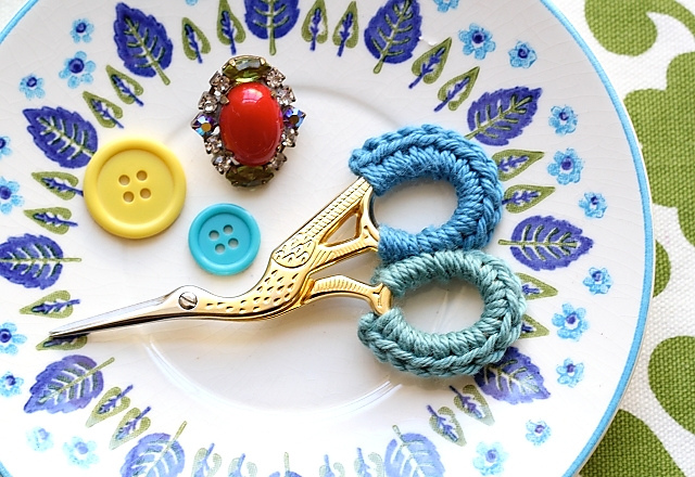 Crochet Scissor Grip Covers