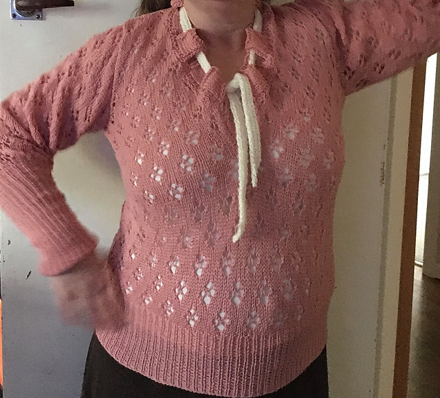 With Angora Tie