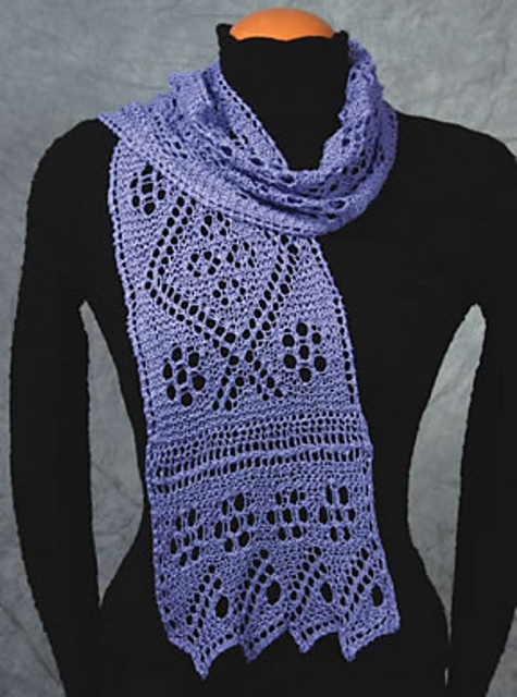 Fanciful Flowers Scarf
