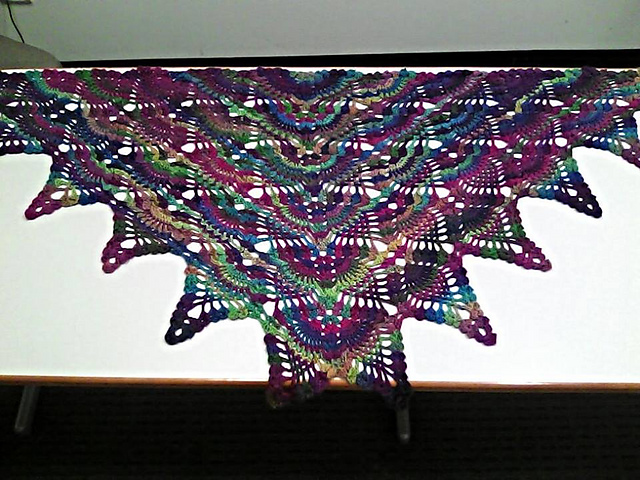 Strawberry Fields Forever Shawl