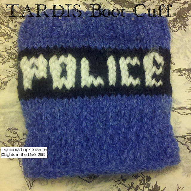 TARDIS Boot Cuffs