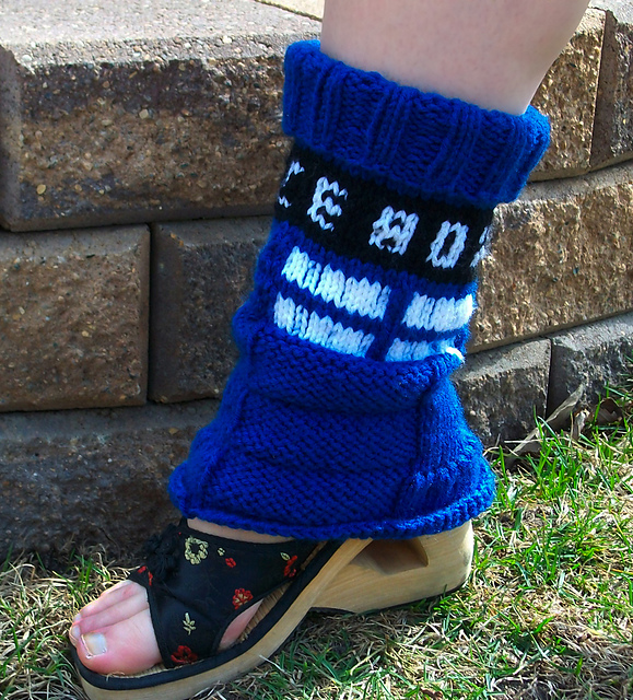TARDIS Legwarmers