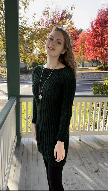 Ribbed Sweater Dress