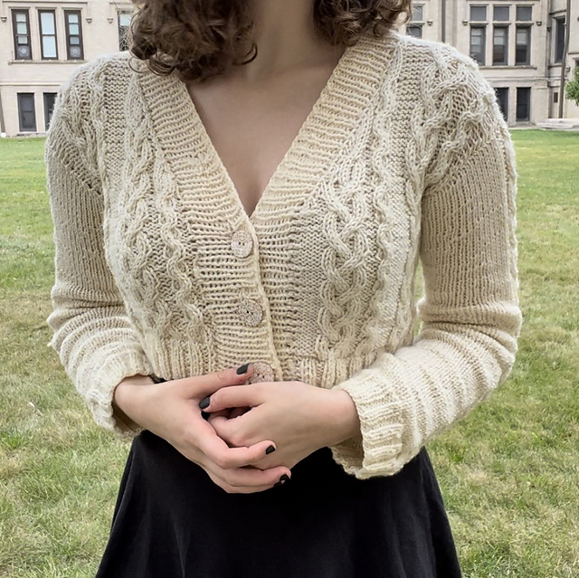 Ravelry: Vanilla Twist Cardigan pattern by Katrina Barnes