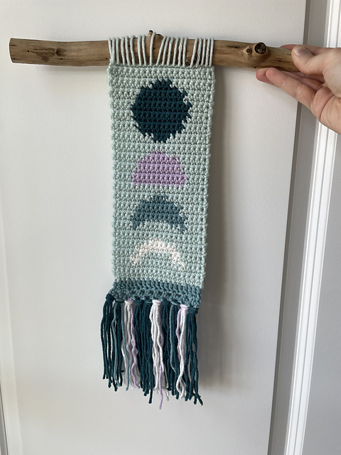 The Teeny Weanie Moon Phase Wall Hanging