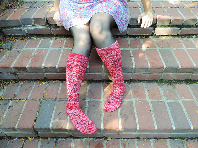 Cranberry Sauce Socks
