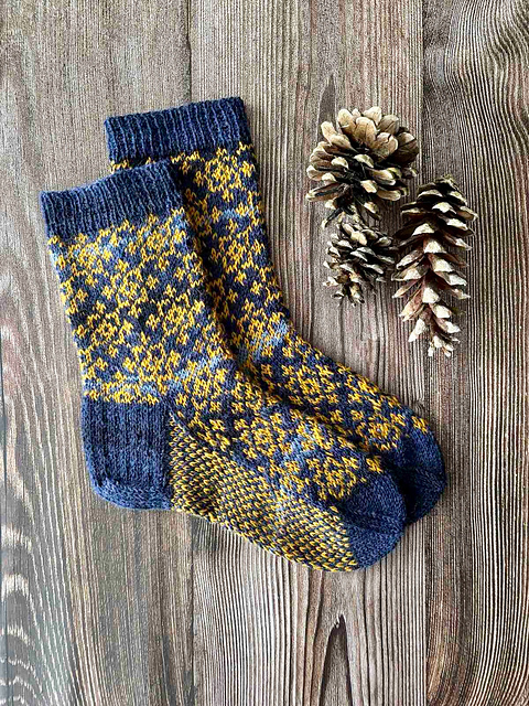 Snowflakes Socks
