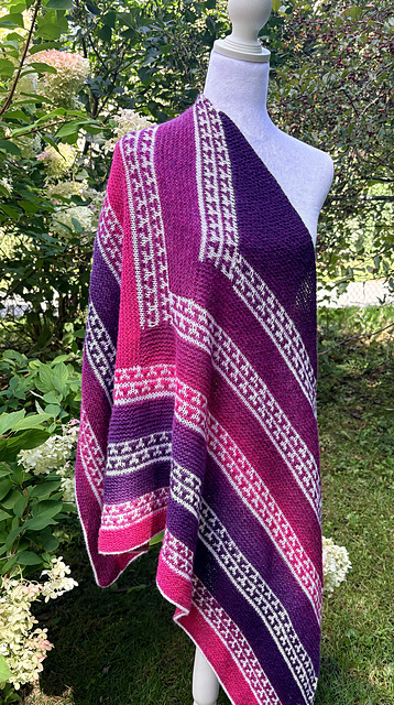 North Ridge Mosaic Shawl