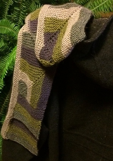 Mad Miter Knit Scarf