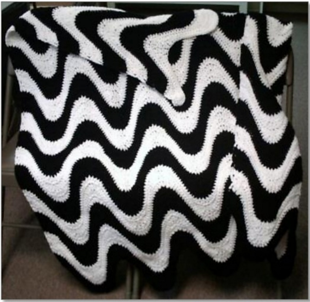 Ravelry: Color Exaggerated Ripple pattern by Margaret Eldridge