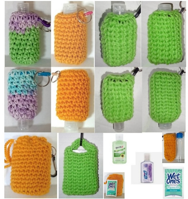 Keyring Travel Size Hand Sanitizer Holder