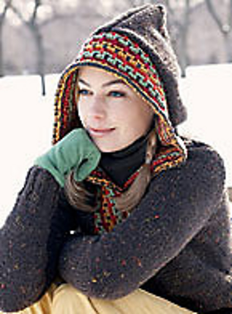 Faux Fair Isle Hoodie