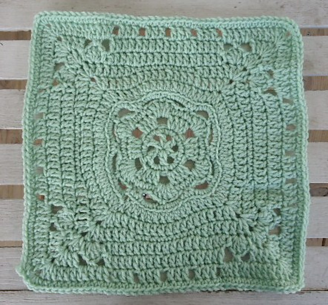 Around a Flower 12" Square