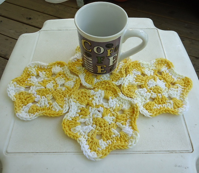 Hot & Cold Flower Coasters