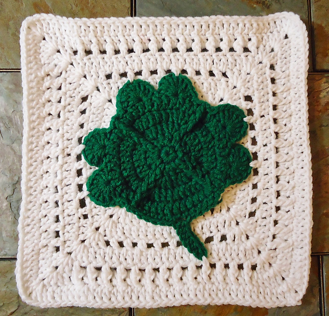 Lucky Clover times 12 - 12" square