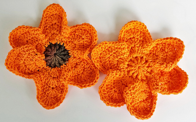 Falling Around a Flower