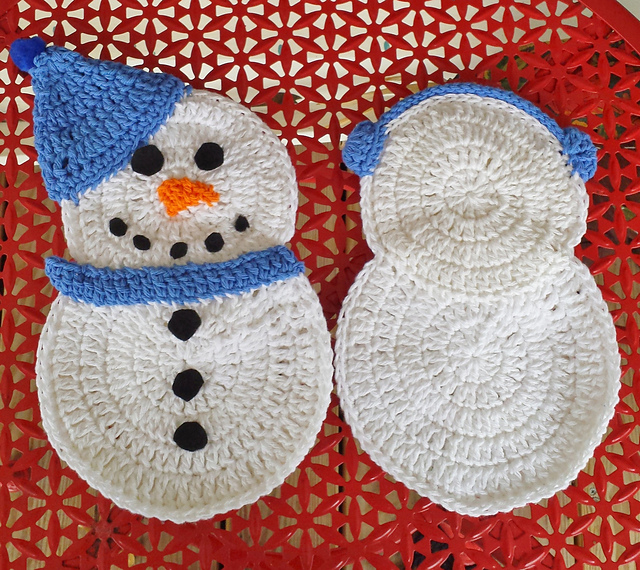 Brr Snowman Hot Pad