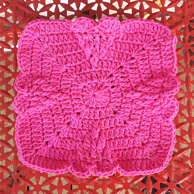 Subtle Hearts Dishcloth
