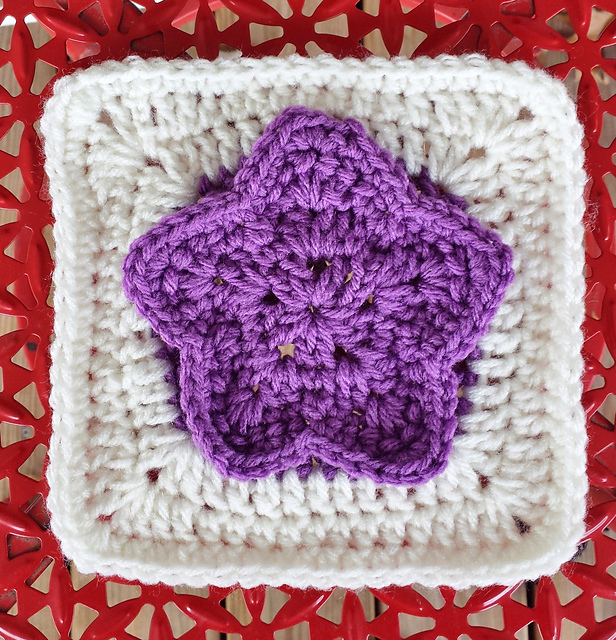 Winter Star 6" Square