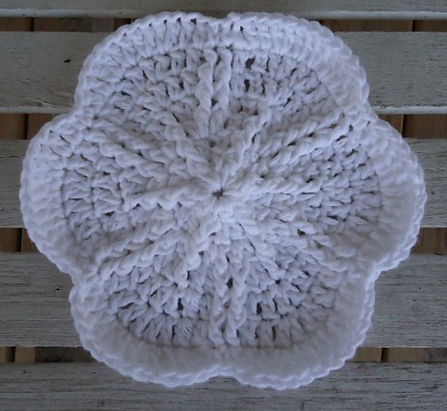 Kitchen Flower Dishcloth