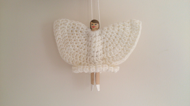 Crochet Peg Doll Angel