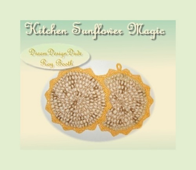 Kitchen Sunflower Magic Potholders