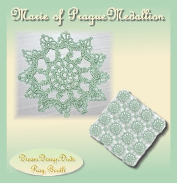 Marie of Prague; Doily / medallion