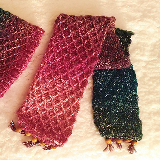 Diamond Ridges Scarf