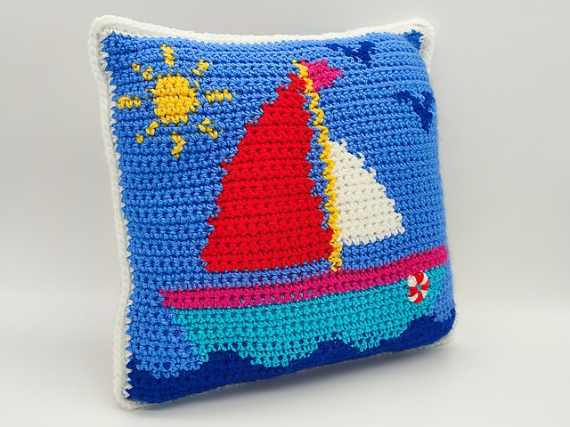 Boat Pillow Tapestry