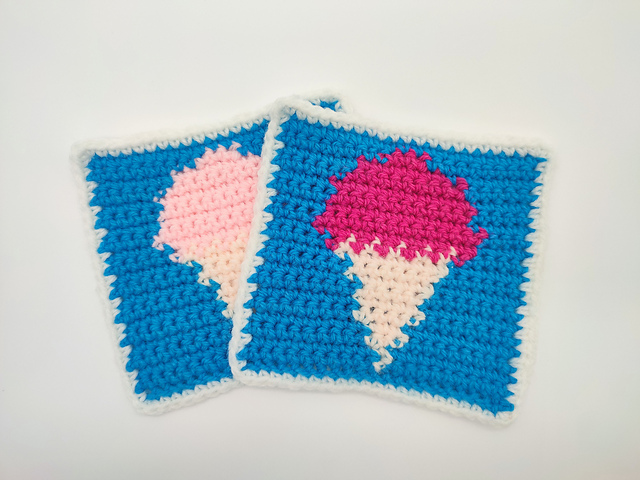 Ice Cream Tapestry Square